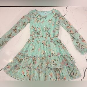 Epic Threads Mint Floral Kids Dress